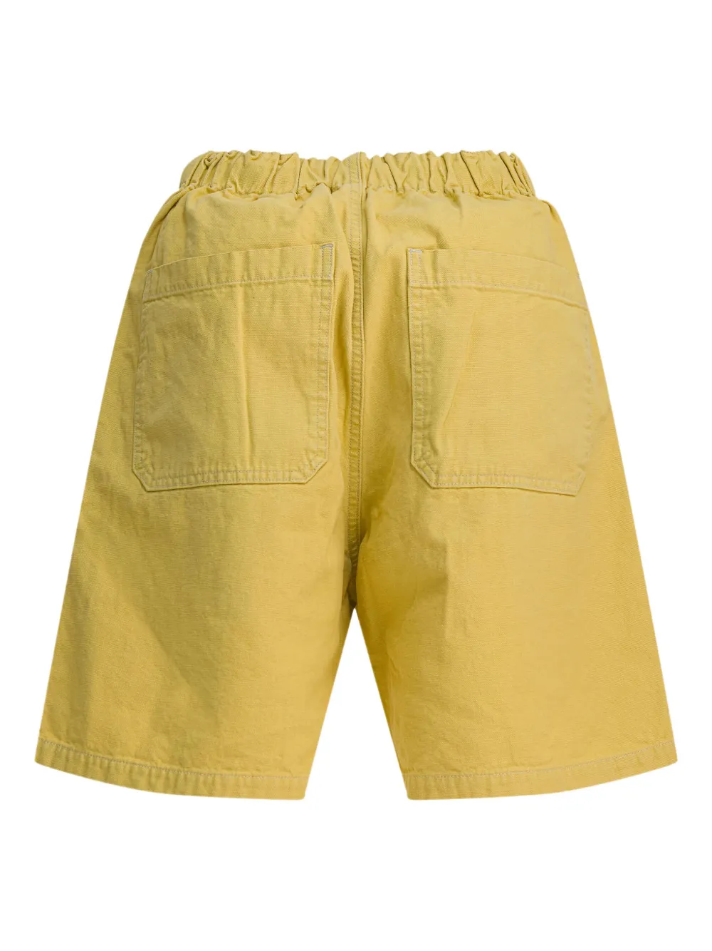 KAPITAL Shorts met cargo zak - Geel