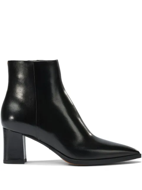 Santoni 65mm leather ankle boots