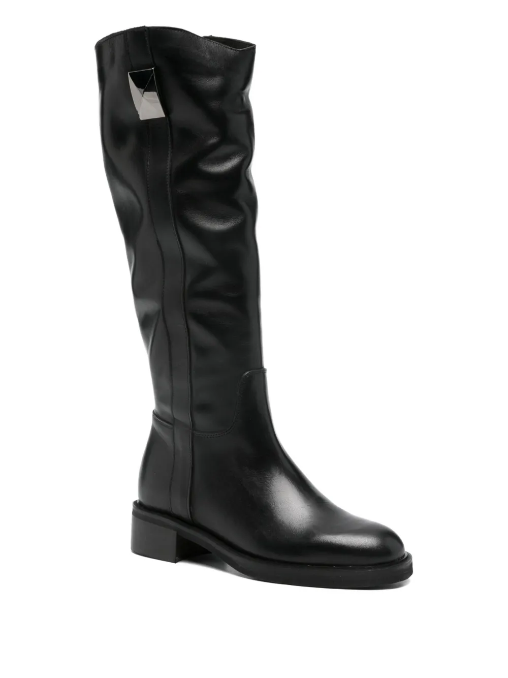 Progetto round-toe leather boots | Knee-High Boots | Image 2