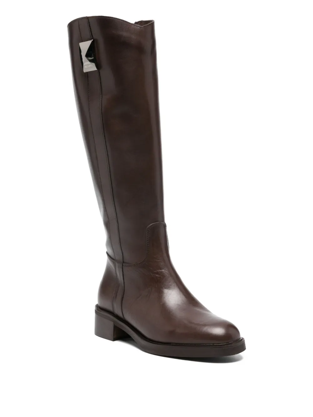Progetto zip-up leather boots | Knee-High Boots | Image 2