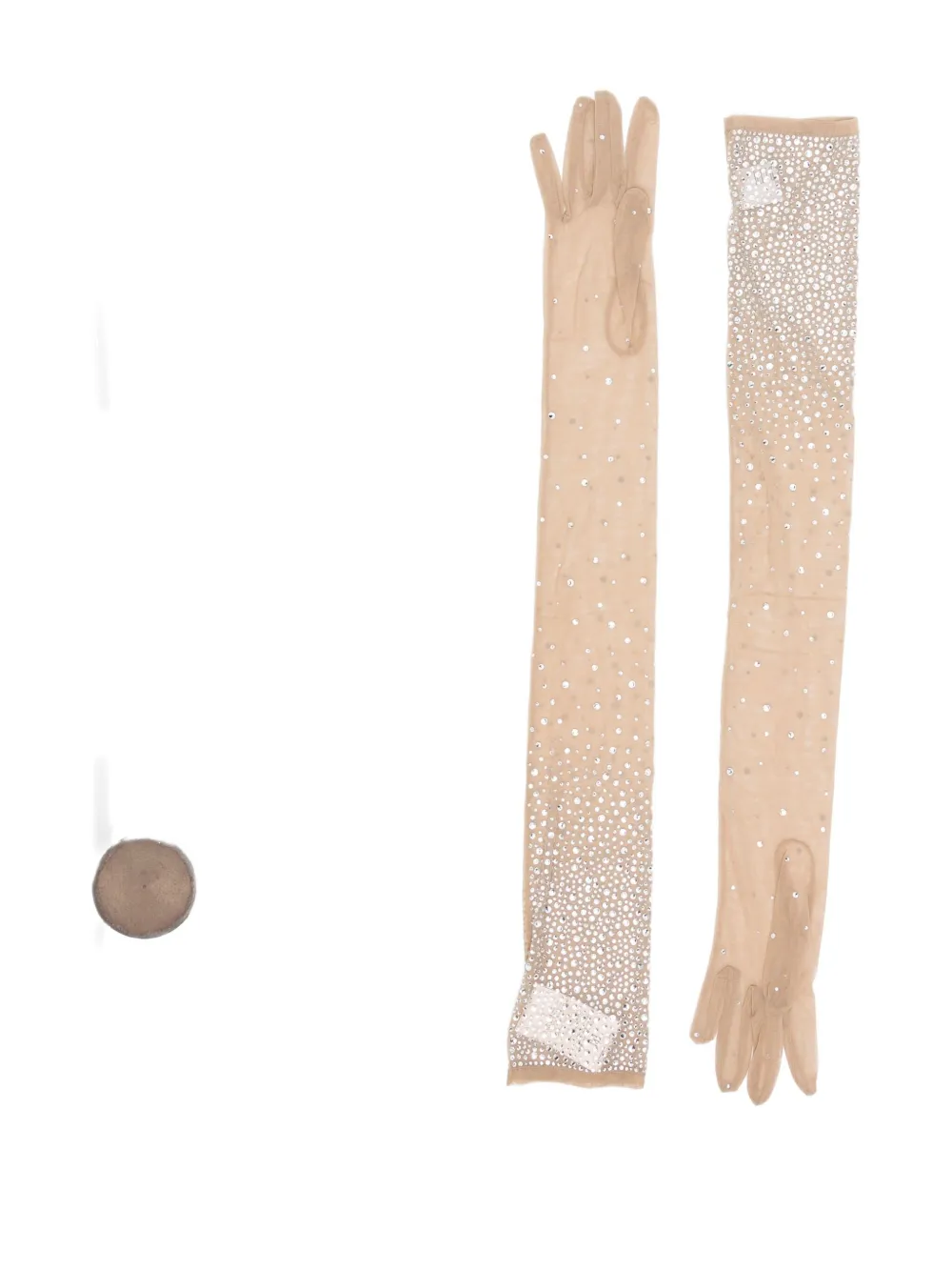 Giuseppe Di Morabito GUANTI STRASSATI - Beige