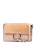 Chloé Pre-Owned 2017 Small Suede and Calfskin Faye crossbody bag - Pink