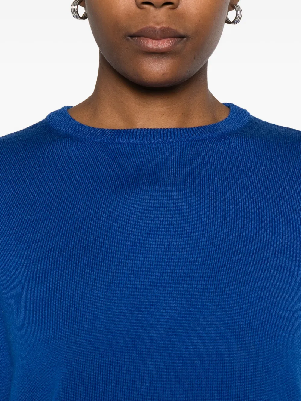 Aragona Fine-knit Jumper In Blue