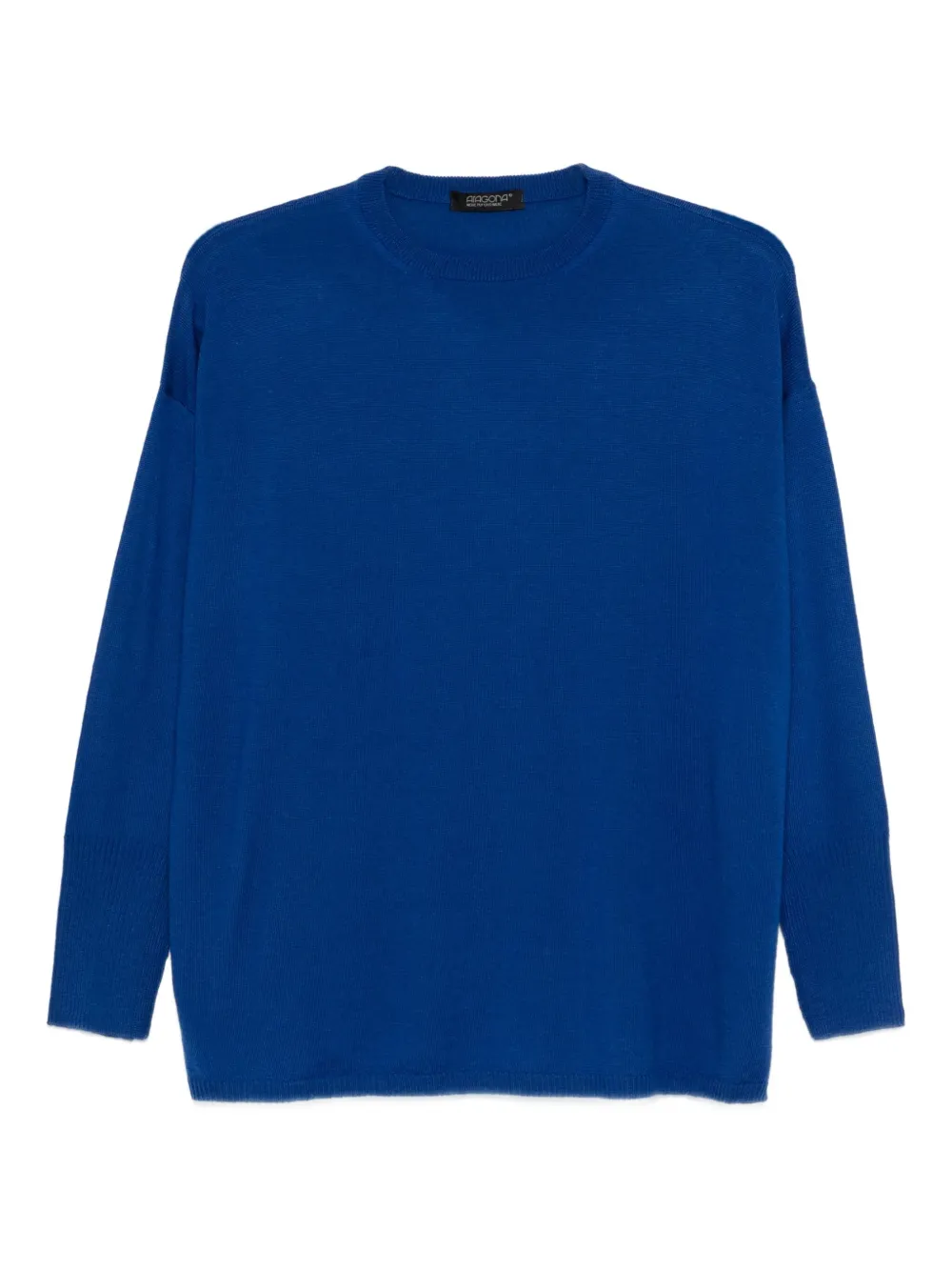 Aragona Fine-knit Jumper In Blue