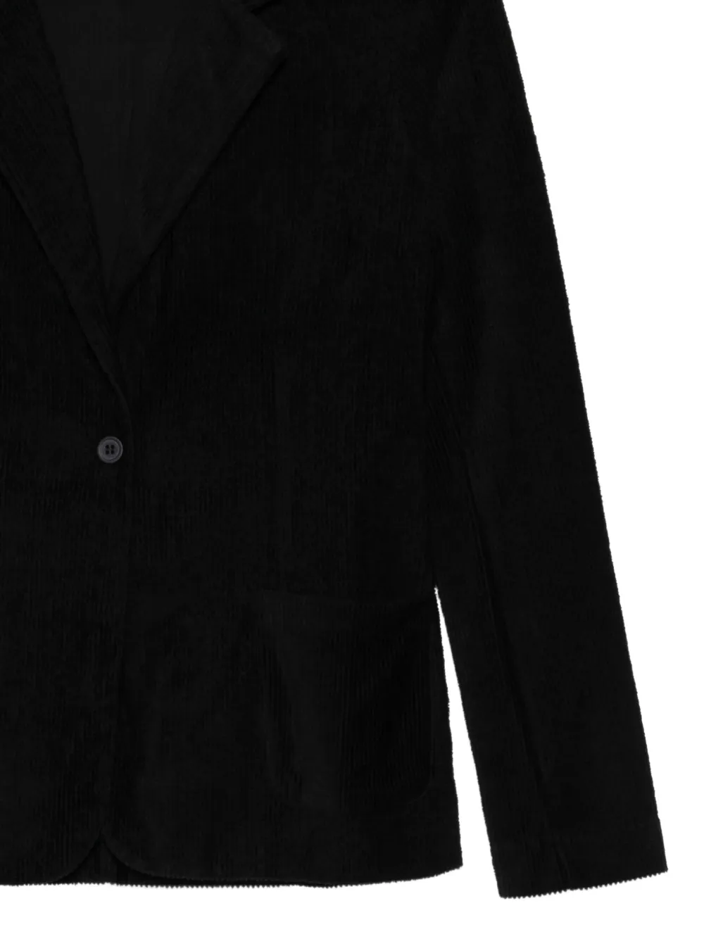 Majestic One-button Two-pocket Jacket In Black