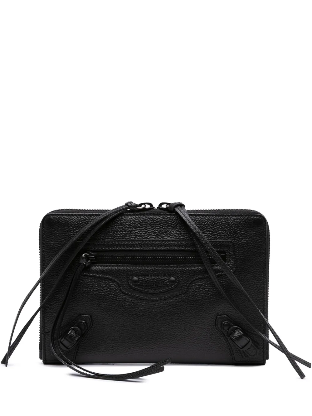 Balenciaga Pre-Owned 2021 Grained Calfskin Neo Classic Zip Around crossbody bag | Black | Image 1