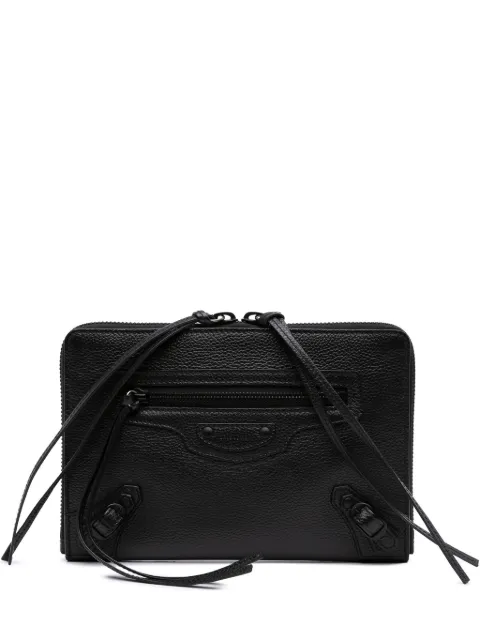 Balenciaga Pre-Owned شنطة كروس 'نيو كلاسيك' بجلد محبب وسحاب كامل 2021