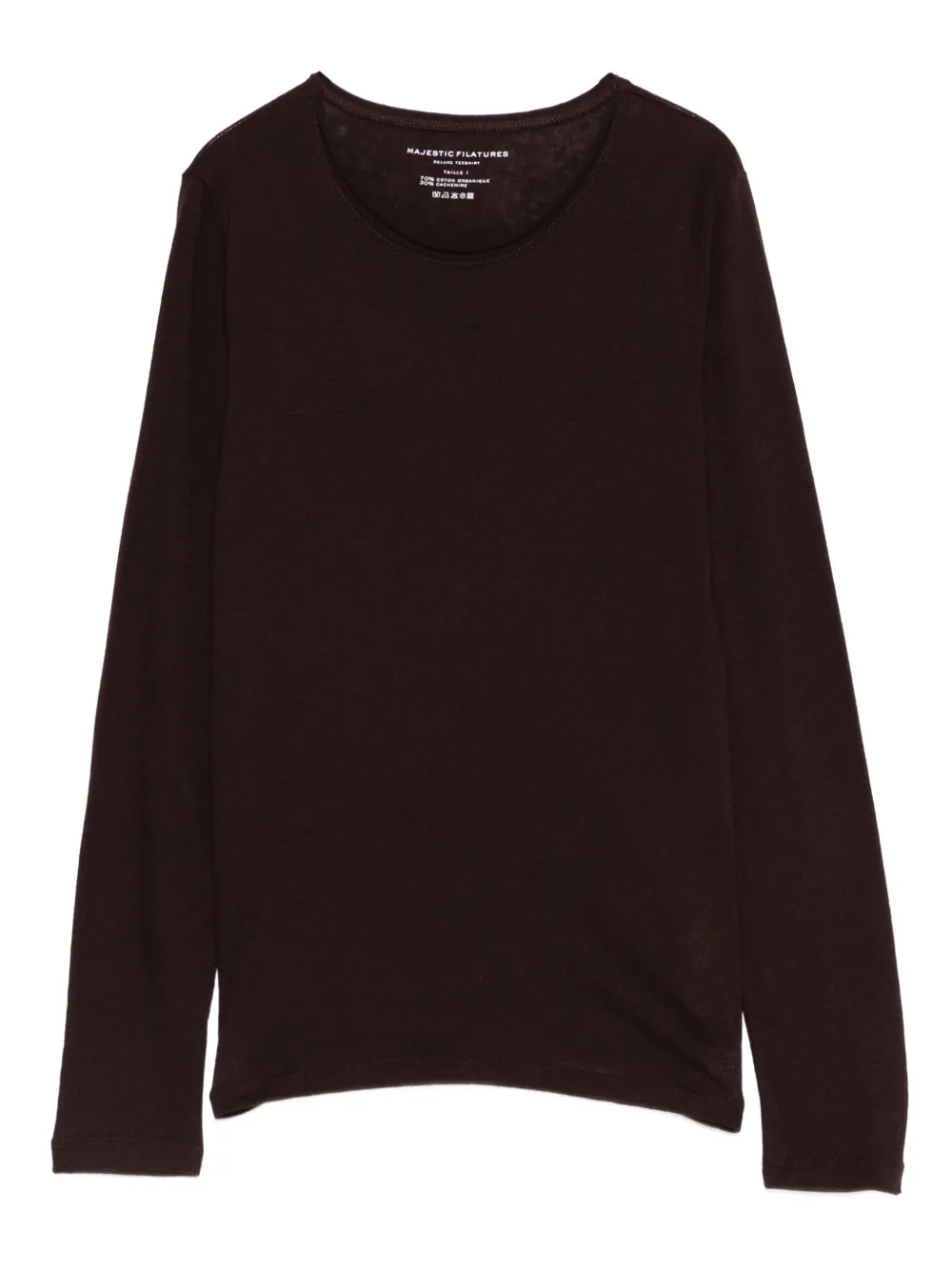 Majestic Filatures round-neck long-sleeve t-shirt | Red | Image 1