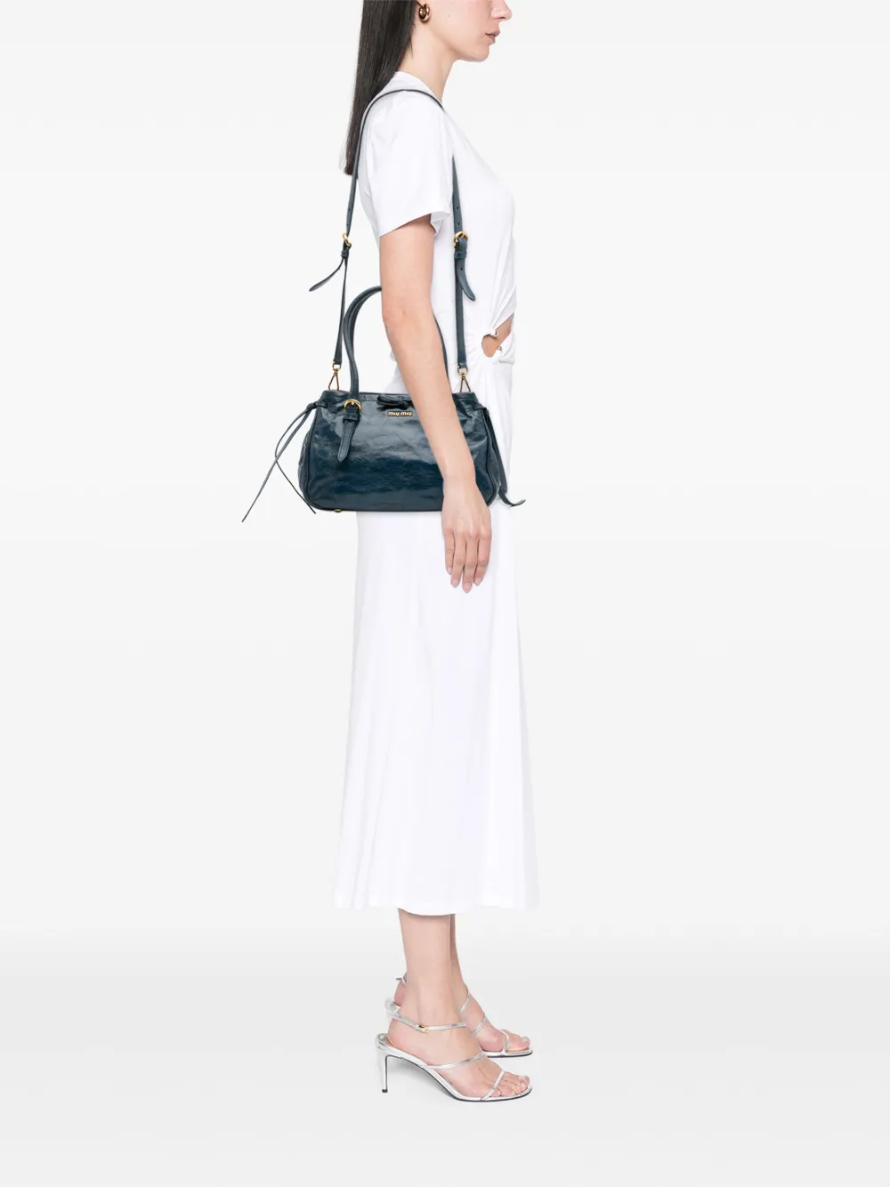 Miu Miu Pre-Owned 2000-2010 Vitello Shine satchel | Pre-Owned | Image 2