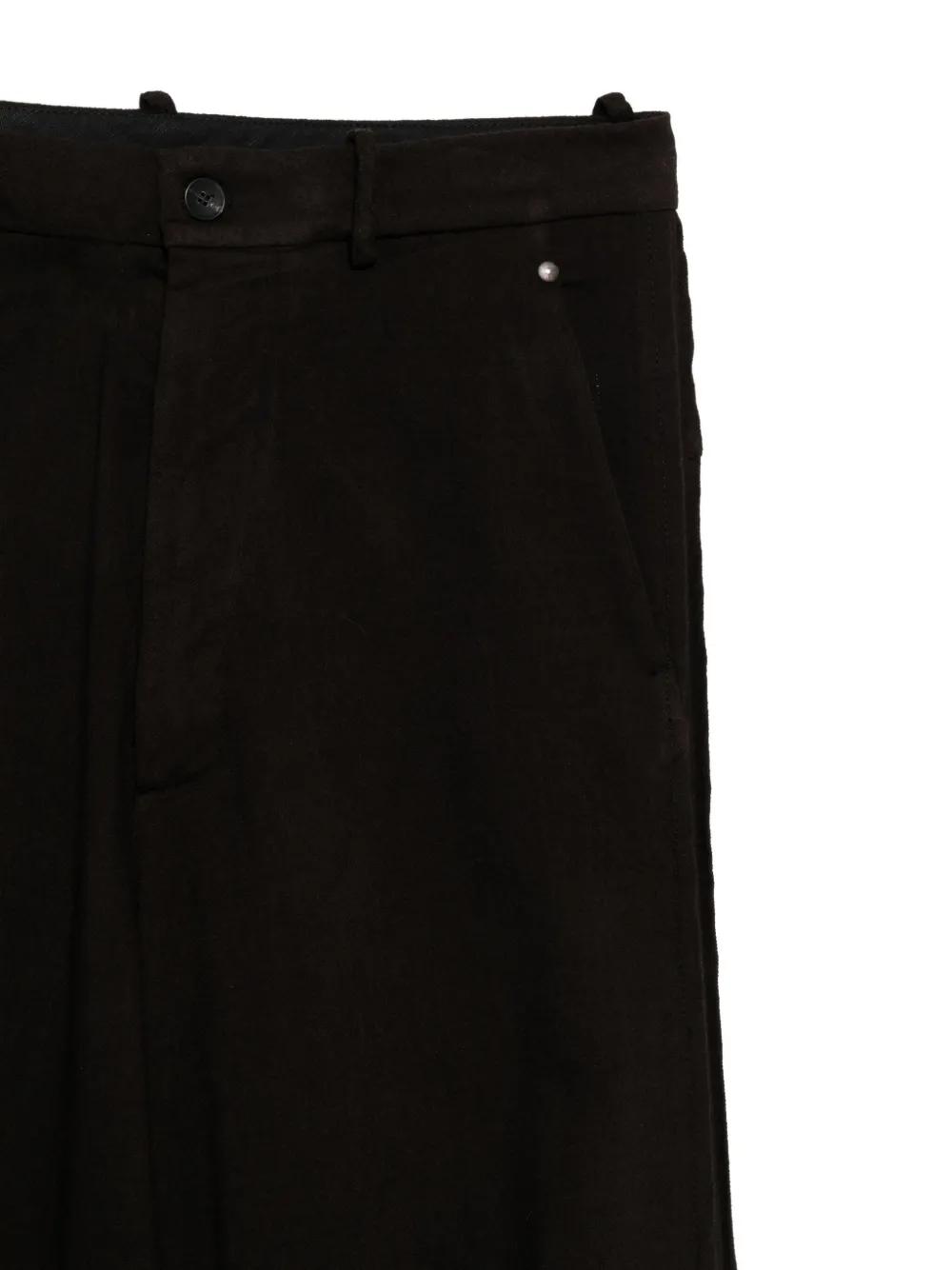 Masnada Broek met ringlets Bruin