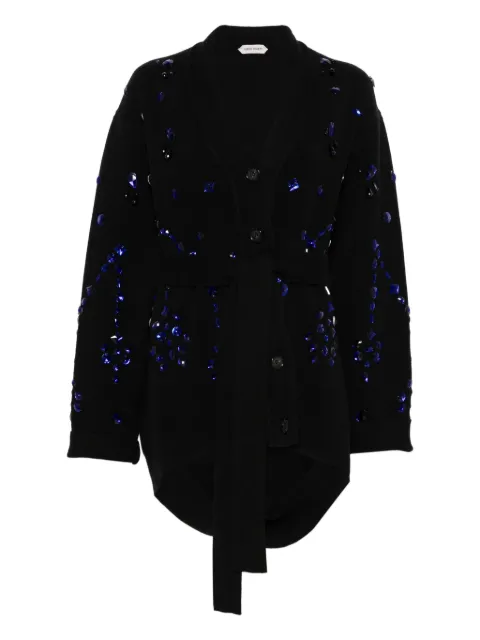Alberta Ferretti crystal-embellished cardigan