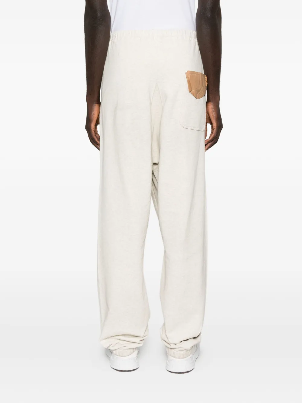 Maison MIHARA YASUHIRO Broek met grafische print Beige