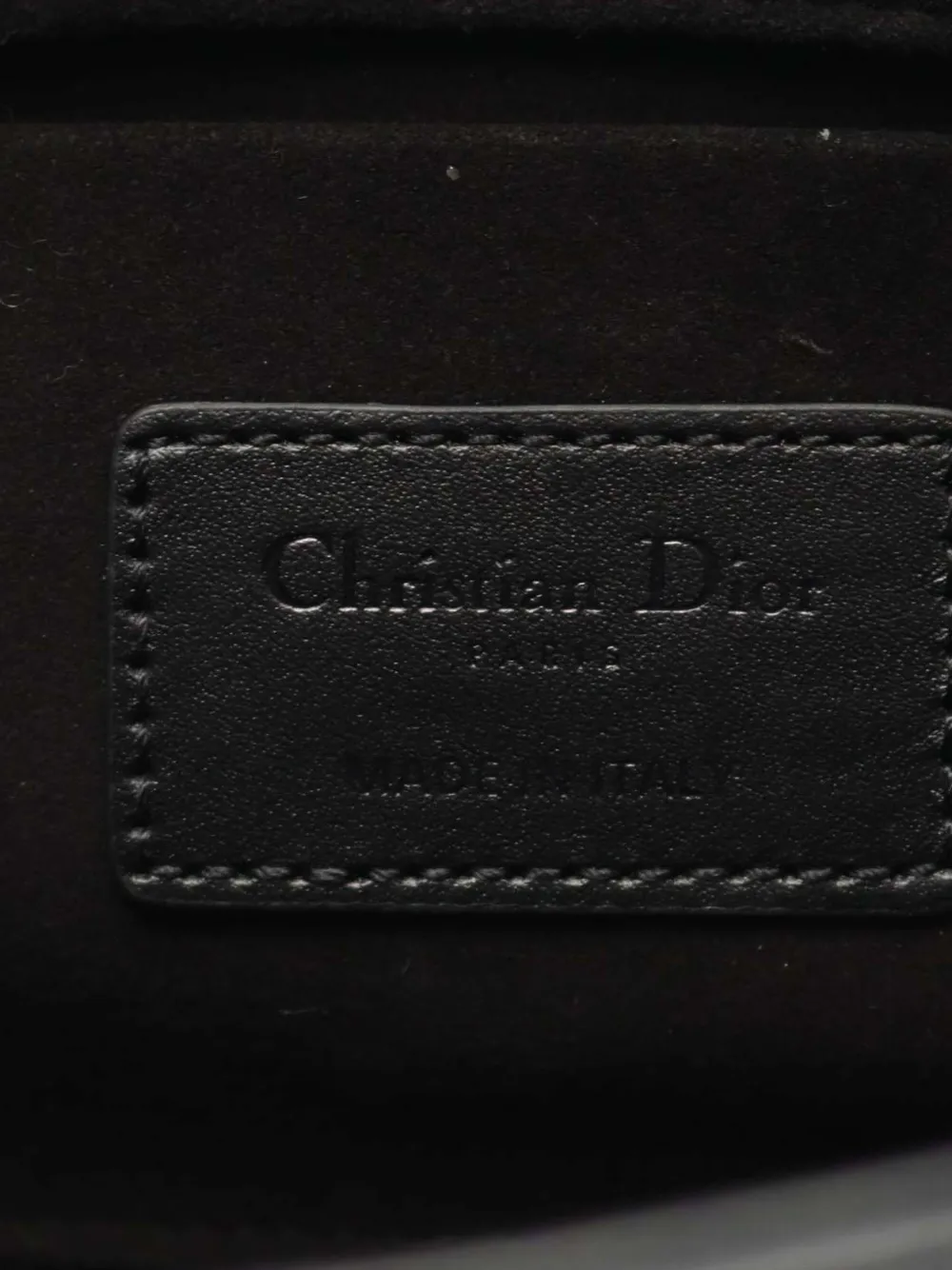 Pre-owned Dior 2000-2025 Medium Calfskin Cannage Diamond Lady D Joy Satchel In Black
