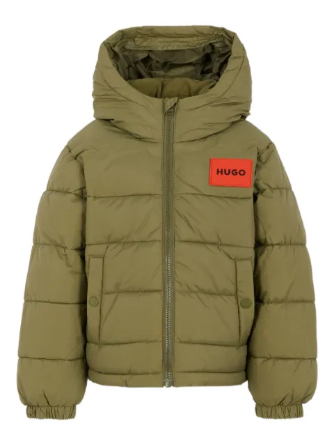 HUGO KIDS quilted padded jacket