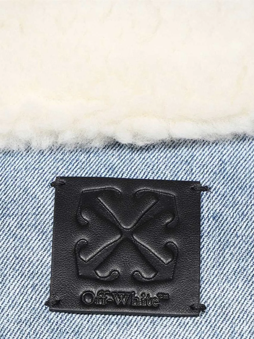 Off-White Denim jack Blauw