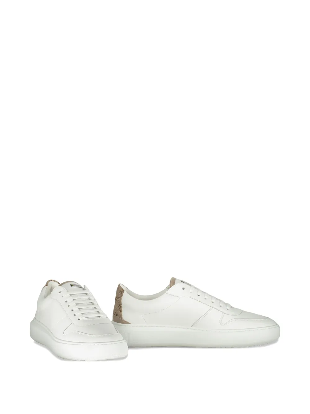Herno leather-panelled low-top sneakers | Low-Tops | Image 2