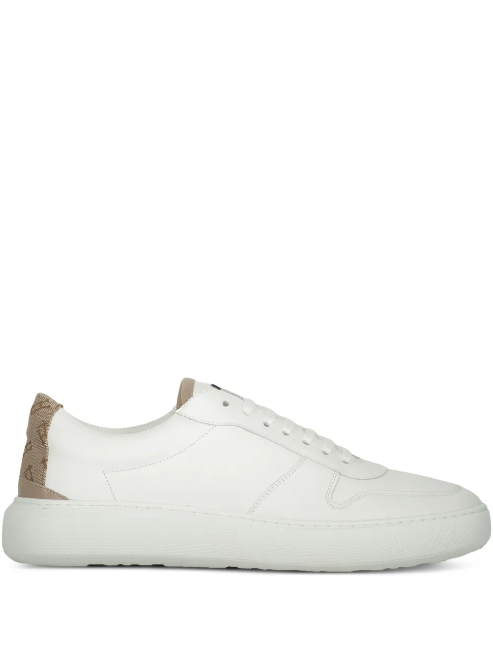 Herno Sneakers met leren vlakken Wit