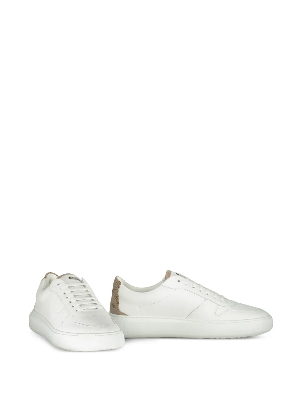 Herno leather-panelled low-top sneakers | Low-Tops | Image 2
