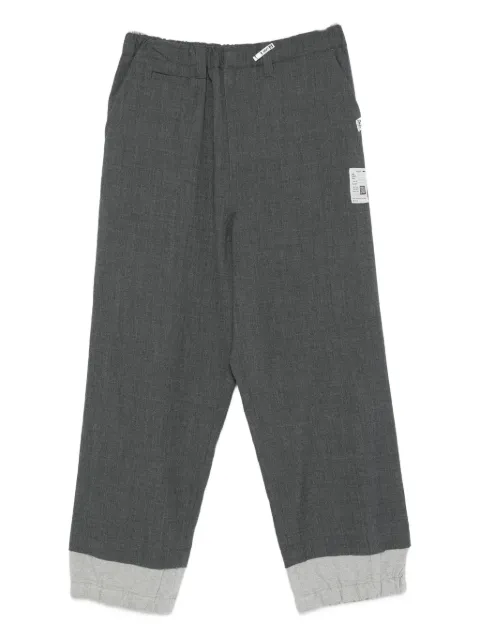 Maison MIHARA YASUHIRO cuffed panelled trousers