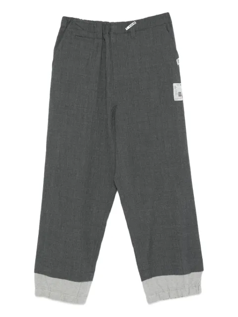 Maison MIHARA YASUHIRO pantalones con paneles