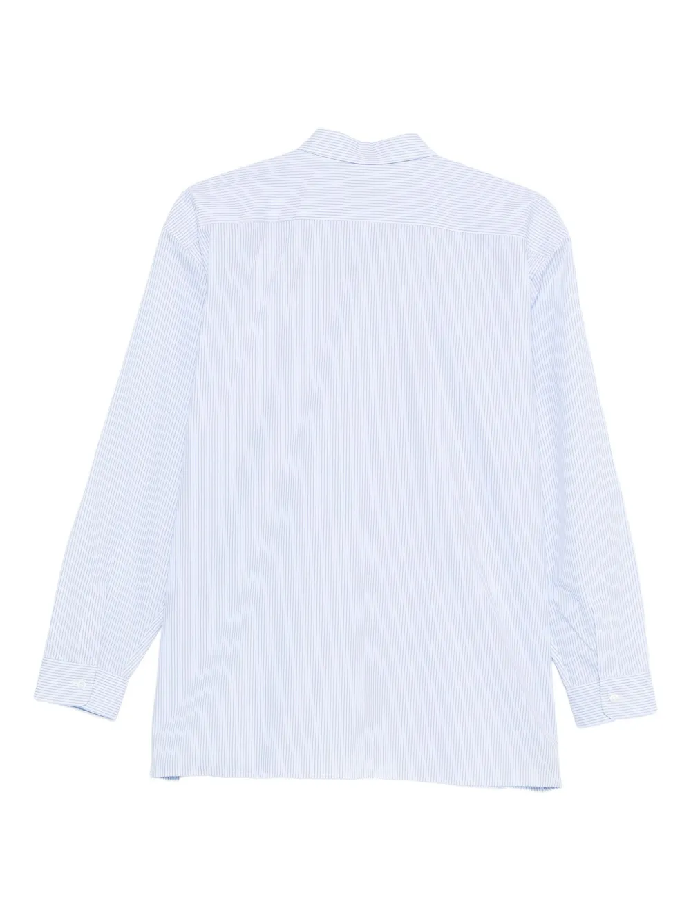 Marsēm Striped Long-sleeve Shirt In White