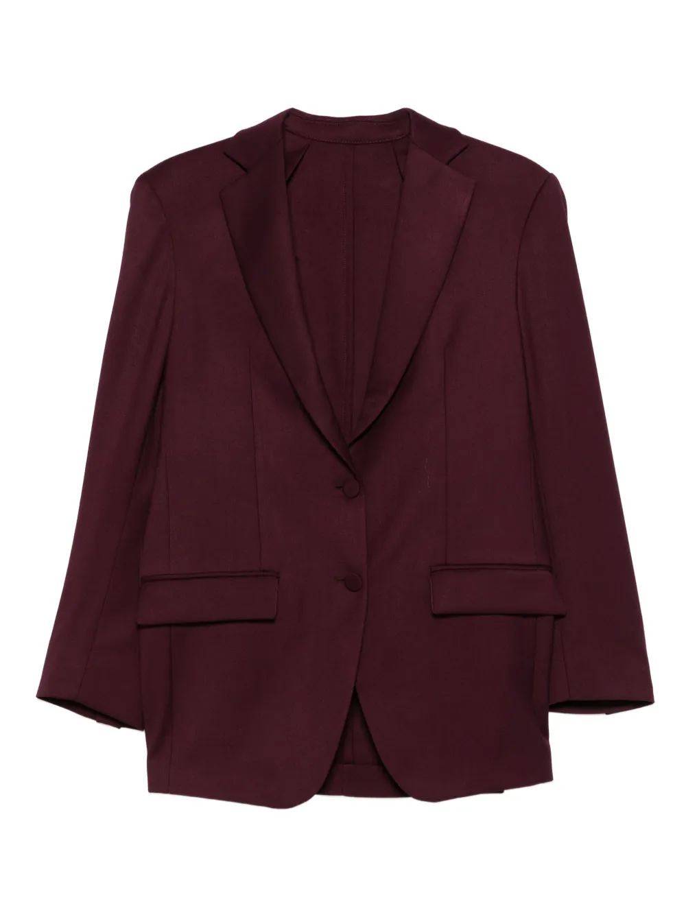 MARSEM notched-lapel single-breasted blazer | Red | Image 1