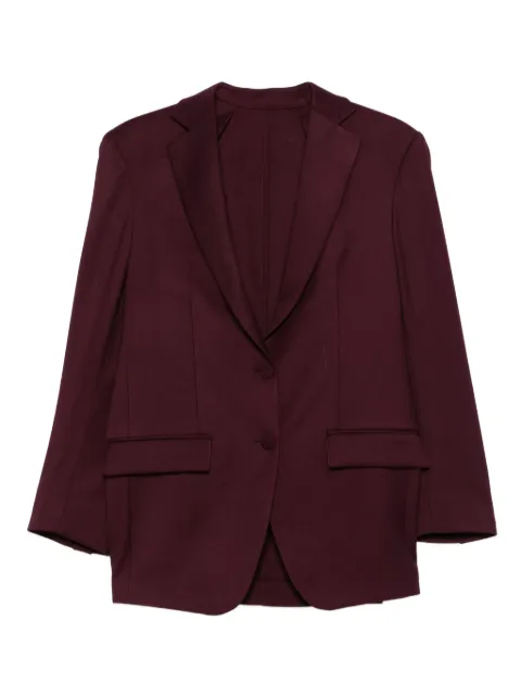 MARSEM blazer con solapas de muesca y botones