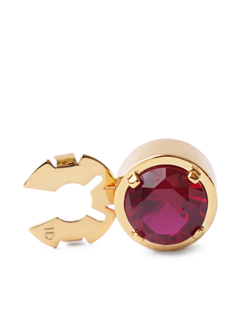 Izabel Display stone-embellished gold-plated button cover | Women | Image 2