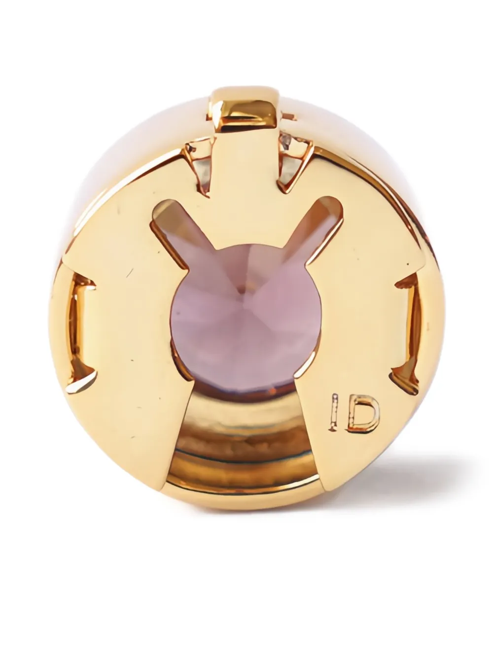 Izabel Display stone-embellished gold-plated button cover | Women | Image 2