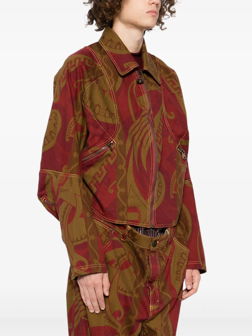 Vivienne Westwood Pourpoint denim jack Bruin