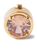 Izabel Display stone-embellished gold-plated button cover
