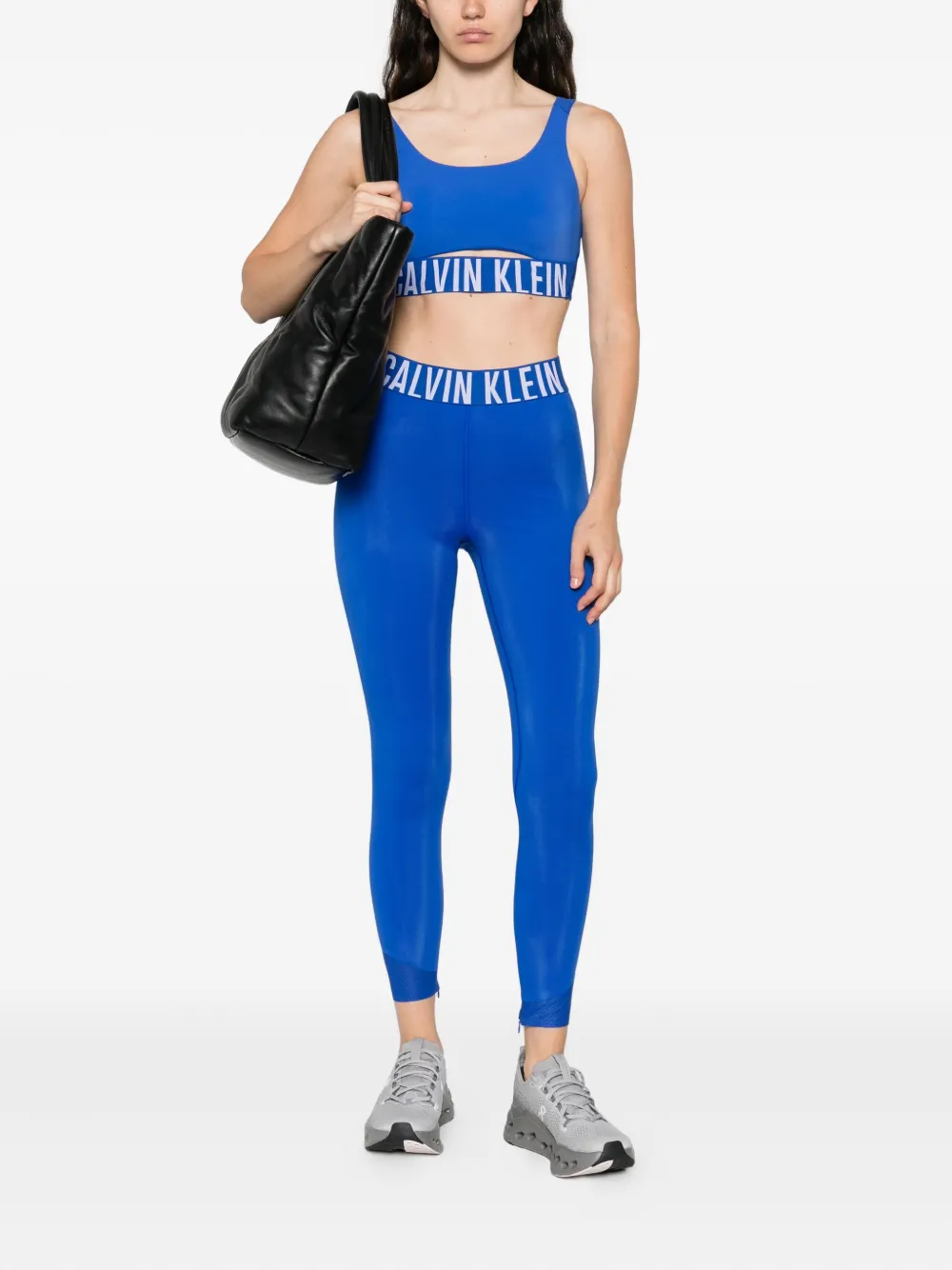 Calvin Klein Sporttop met logo - Blauw
