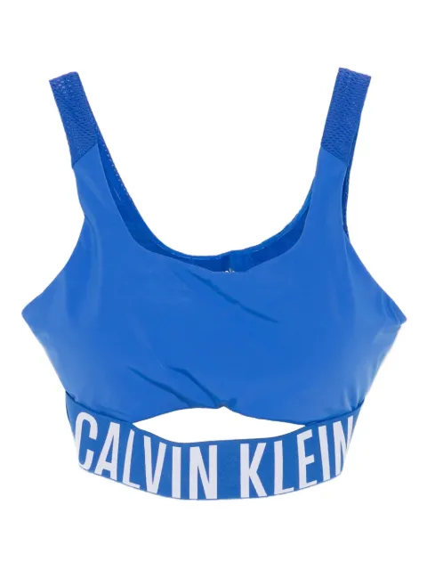 Calvin Klein logo sports top