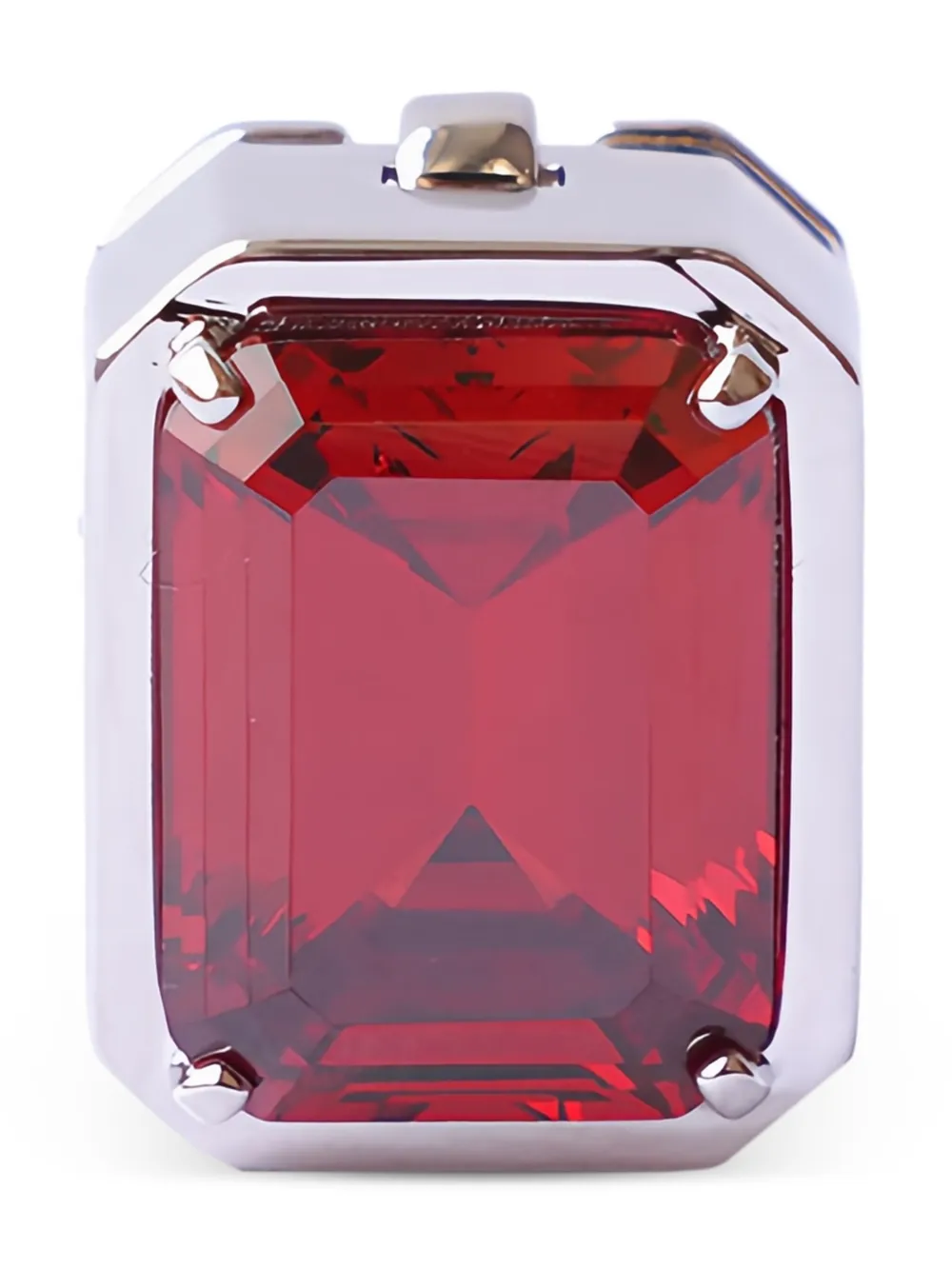Izabel Display Mega Zirconia Cufflinks In Burgundy