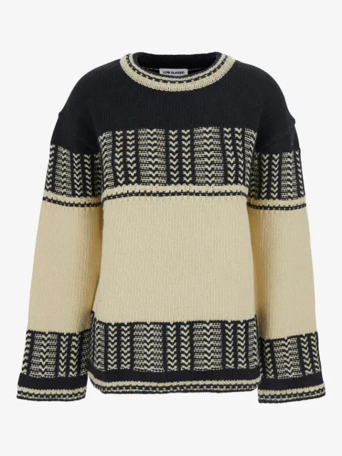 Low Classic intarsia-knit sweater