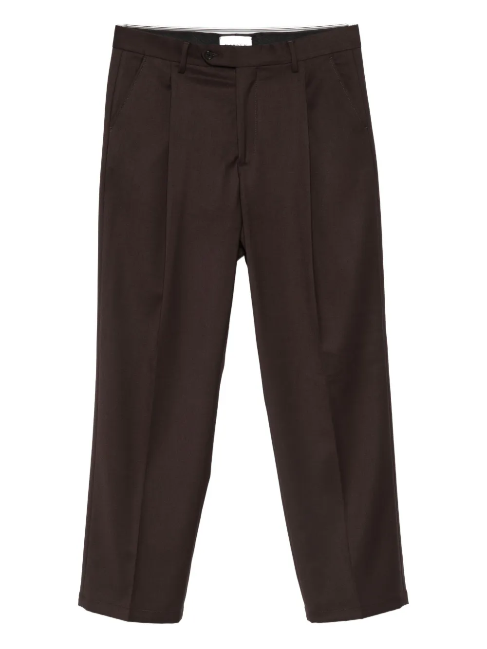 MARSEM pleated-front tailored trousers | Brown | Image 1