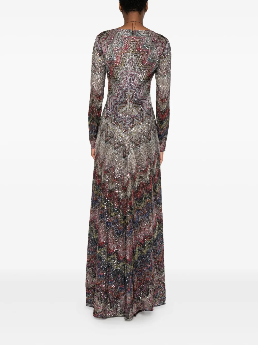 Missoni Midi Dress With Zigzag Pattern In Multi