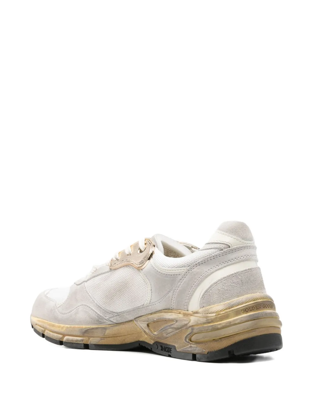 Golden Goose Dad Sneakers In Gray