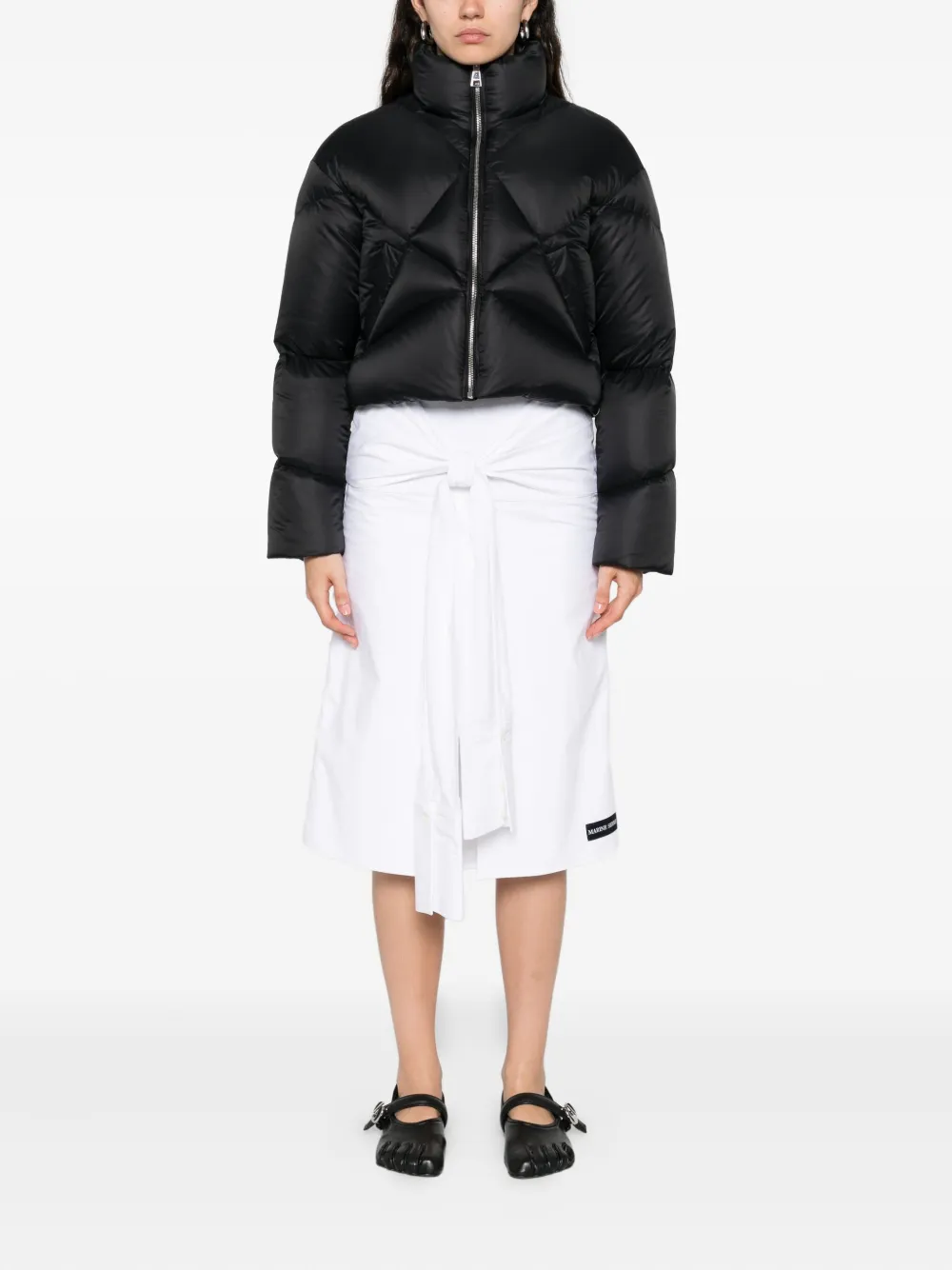 Khrisjoy Quilted Zip-fastening Jacket In Black