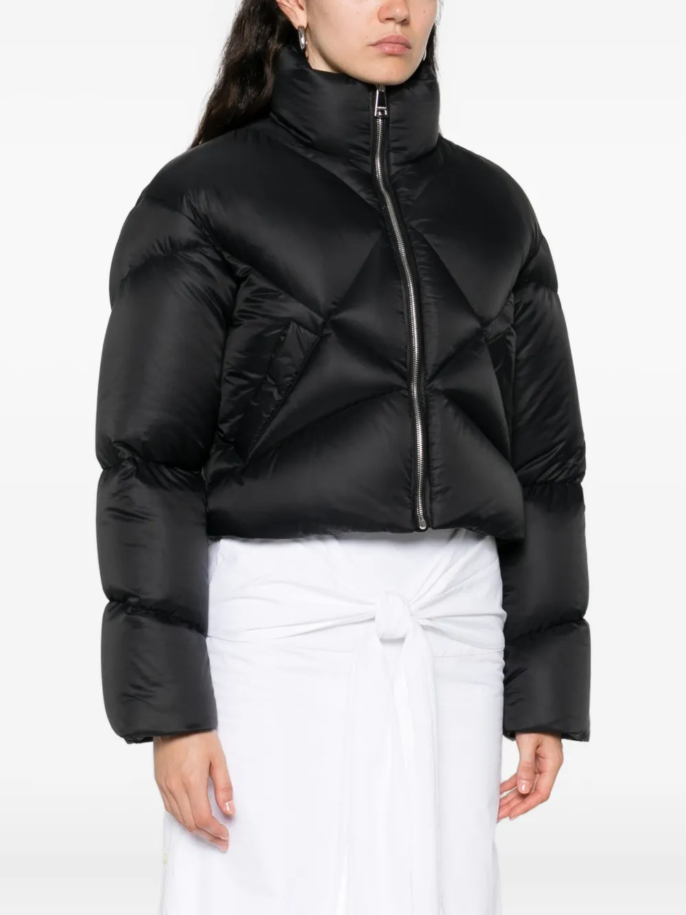 Khrisjoy Quilted Zip-fastening Jacket In Black