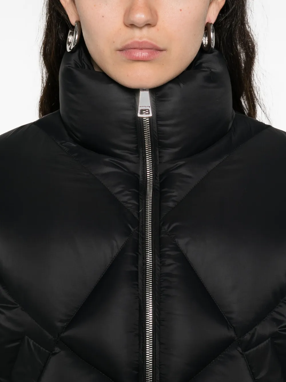 Khrisjoy Quilted Zip-fastening Jacket In Black