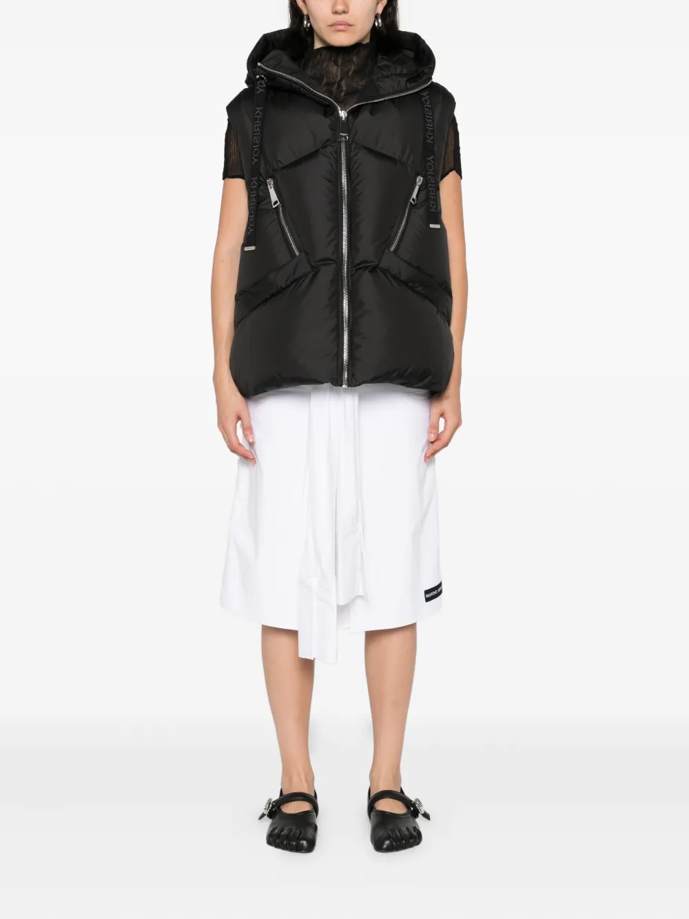 Khrisjoy hooded zip-fastening gilet | Waistcoats & Gilets | Image 2