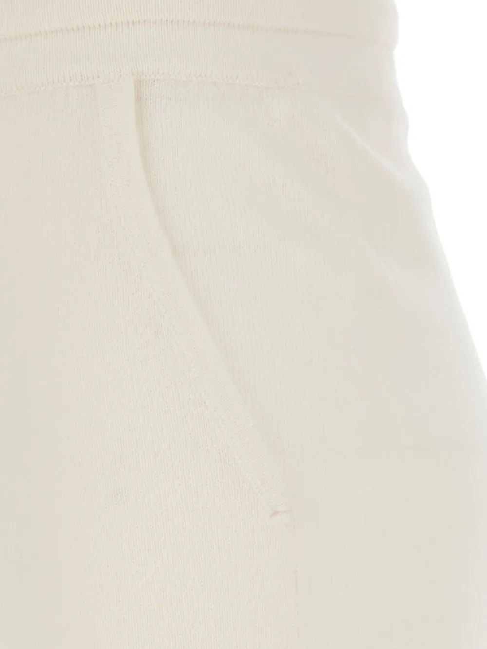 Elisabetta Franchi Drawstring Trousers In Neutral