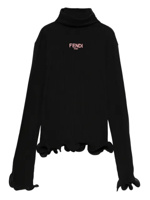 Fendi Kids logo-detail sweater