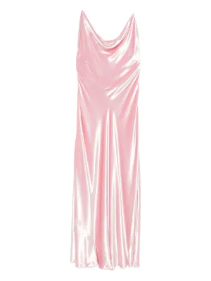 nanushka pink dress NANUSHKA Kalila Rosebud Slip Dress