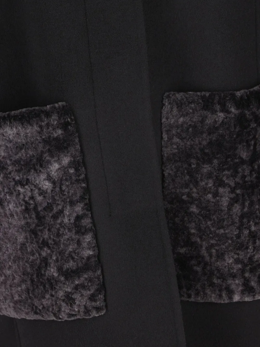 FENDI puff-sleeve velvet-pocket coat | Single Breasted Coats | Image 2