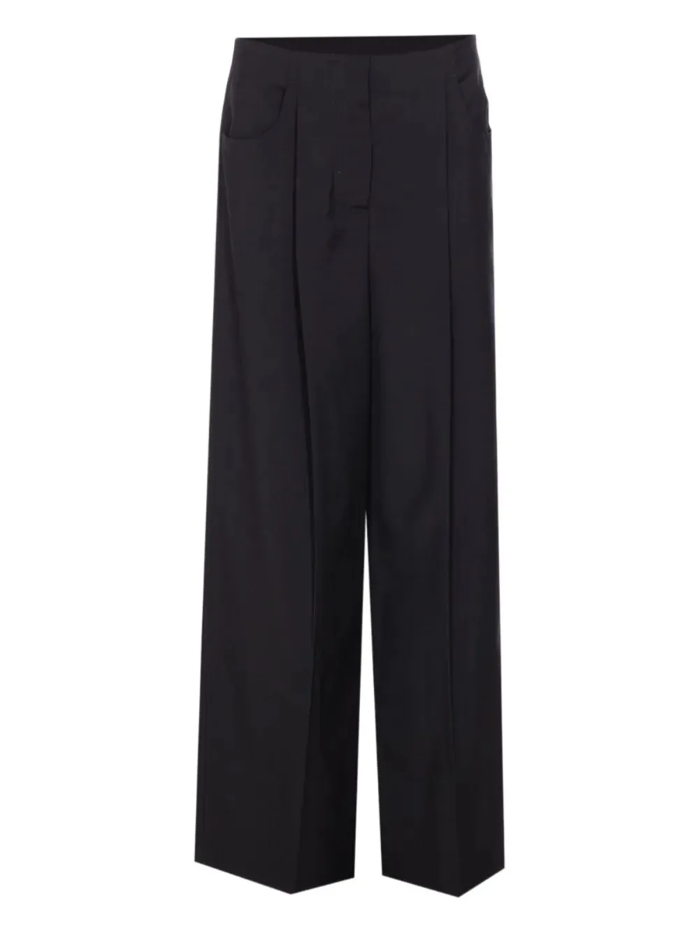 FENDI pleated-front trousers | Black | Image 1