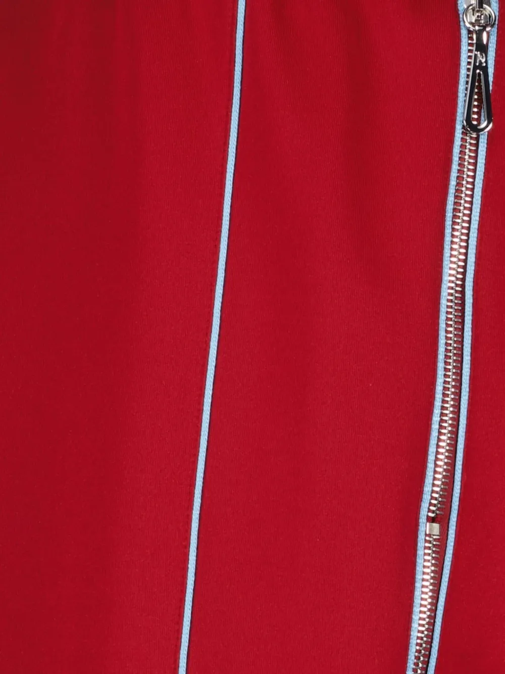 Rabanne Elasticated Side-zip Track Pants In Red
