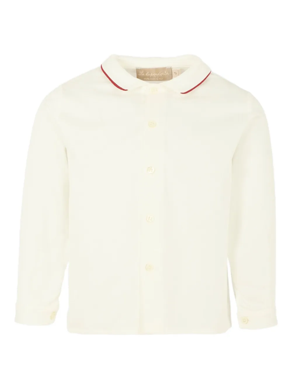 La Stupenderia collared long-sleeve shirt | Neutrals | Image 1