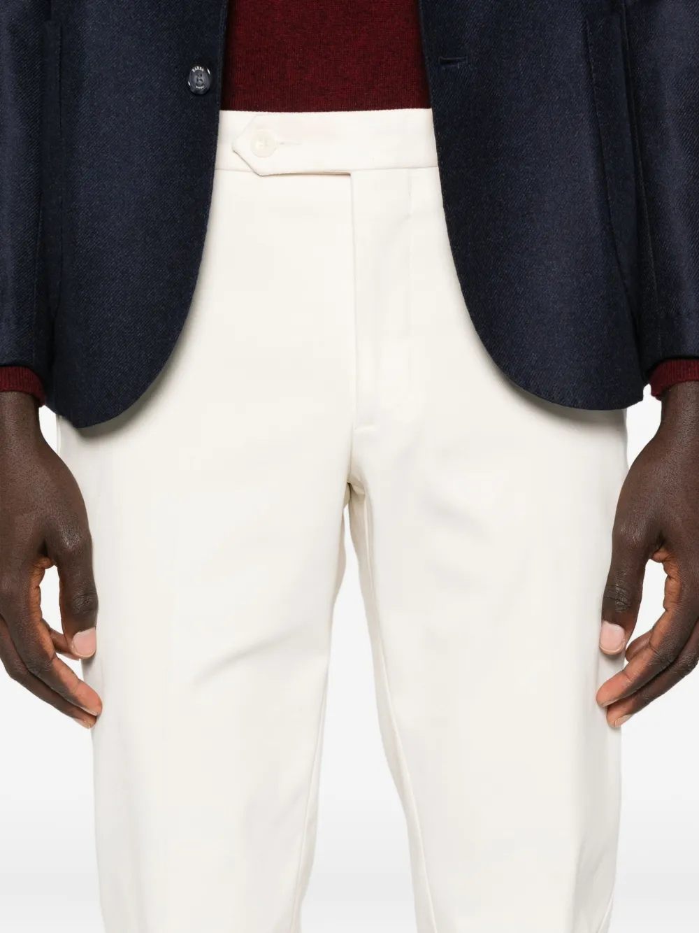 Rota Broek met knopen Beige